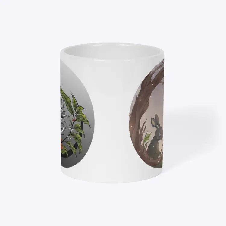Whimsical Woods Rabbit Art Mug